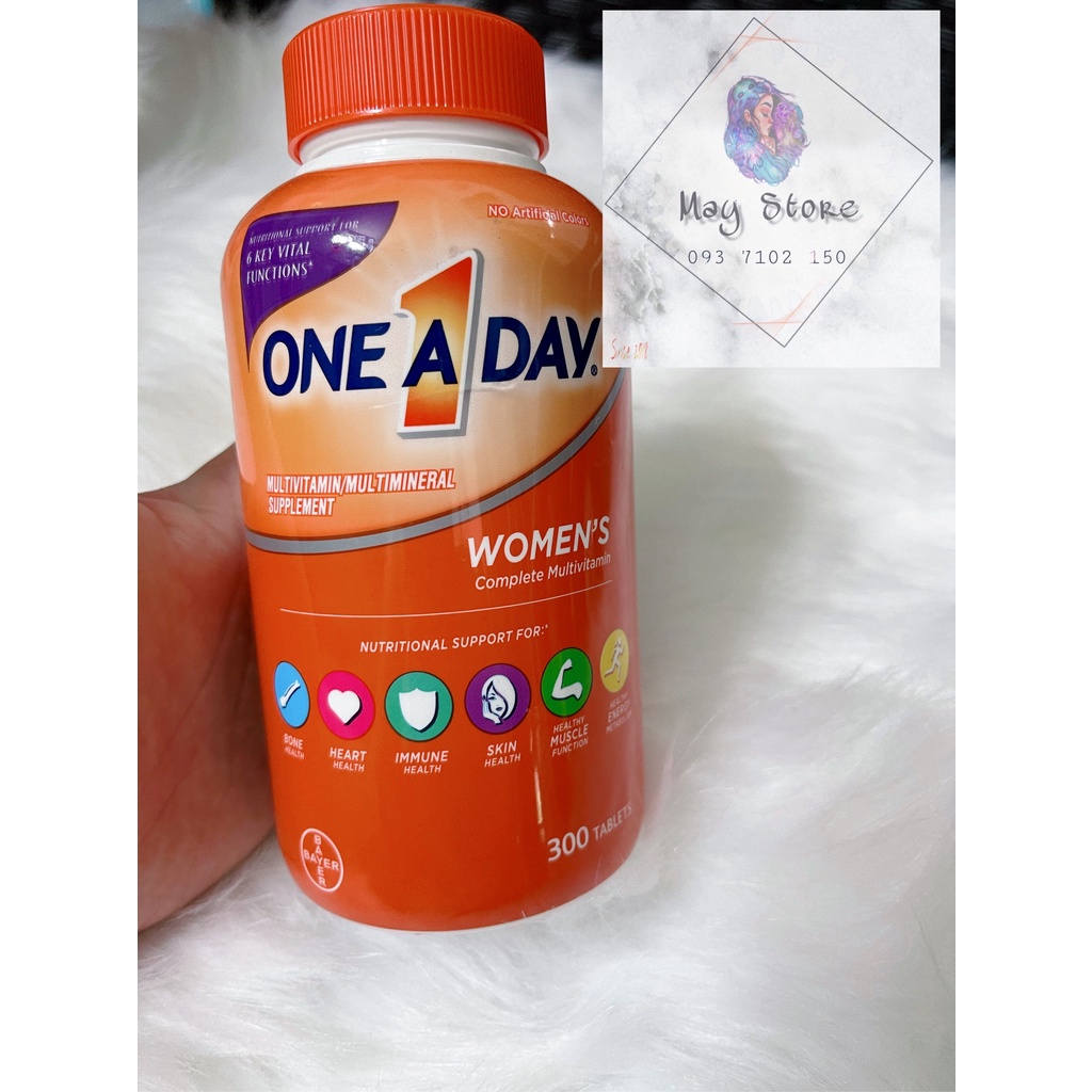 Vitamin tổng hợp One a day dưới 50 tuôi - One A Day Complete Multivitamin For woman's 300v