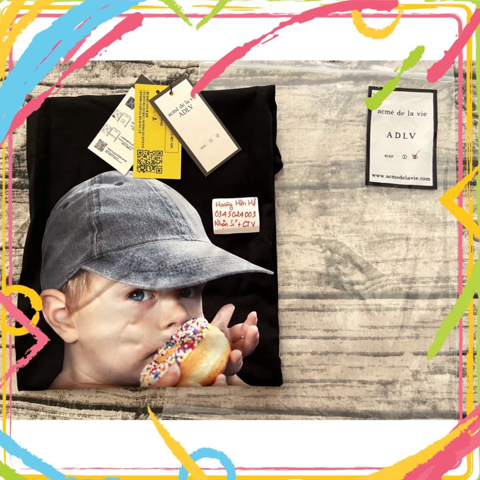 [Best Quality] Áo thun ADLV Bé Mũ Xanh Ăn Bánh-Cotton 2c 100% -Full Tag Bọc-Hình Thật Shop Chụp - Streetwears SG Hot 202 | BigBuy360 - bigbuy360.vn