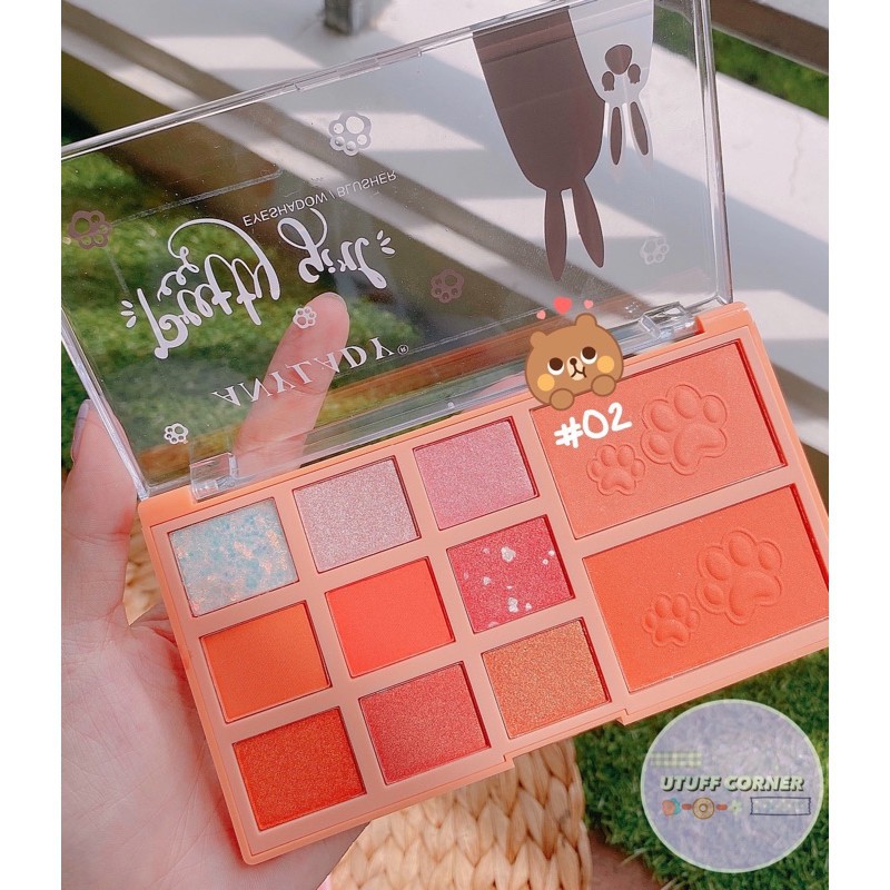 Phấn Mắt Kim Tuyến Kèm Má Hồng Any Lady Pretty Girl 11 Màu