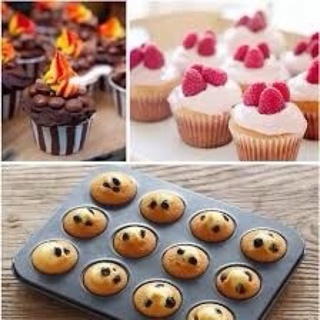Khuôn Cupcake 12 Lỗ Mini