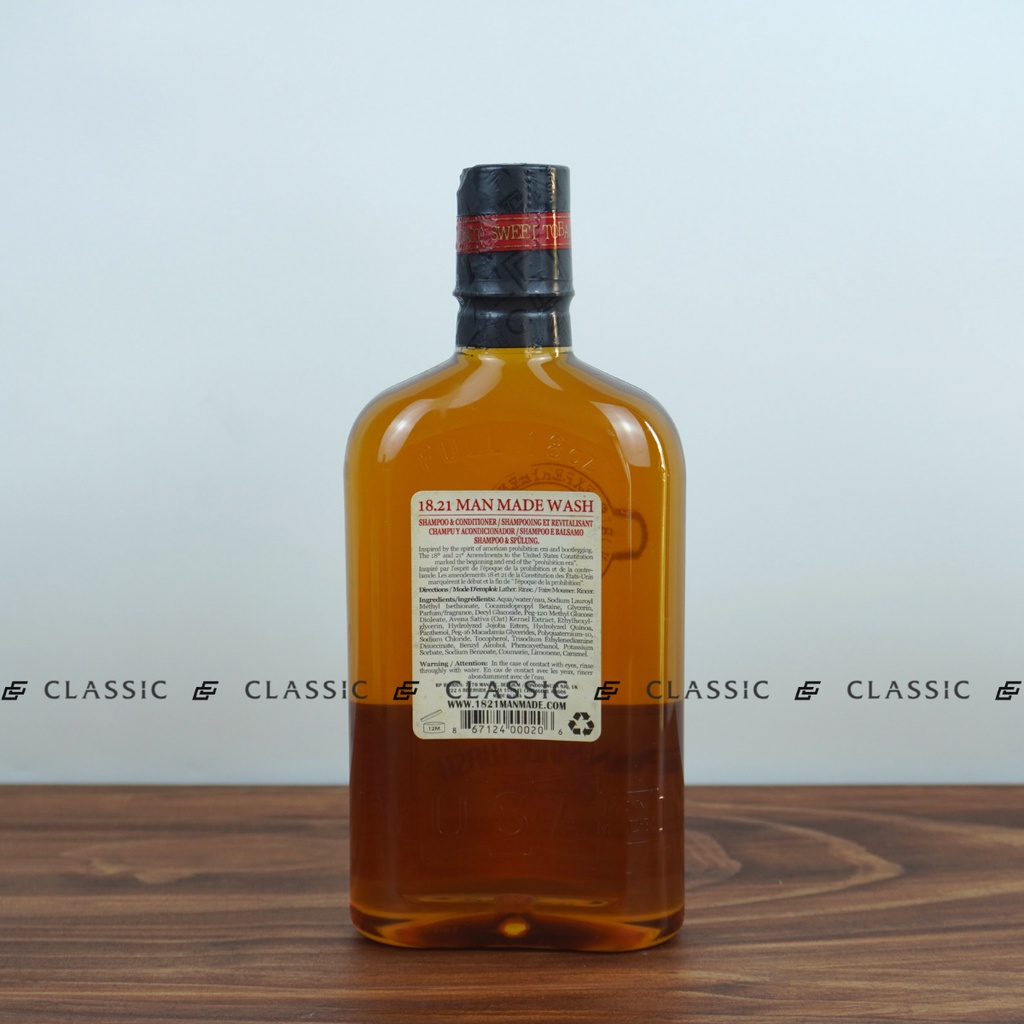 Sữa Tắm Gội 18.21 Man Made Wash Sweet Tobacco 510ml