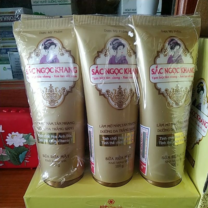 Sữa rửa mặt Sắc Ngọc Khang 100 mg