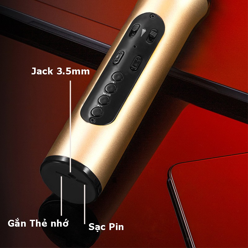 Micro Karaoke Bluetooth cao cấp PKCB321 Chính Hãng