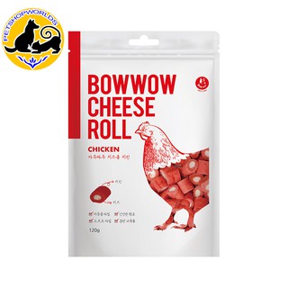 Snack phô mai cuộn thịt gà bowwow