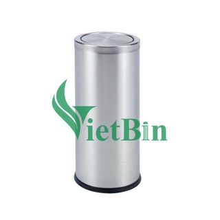 Thùng rác inox tròn nắp bập bênh cao cấp giá rẻ