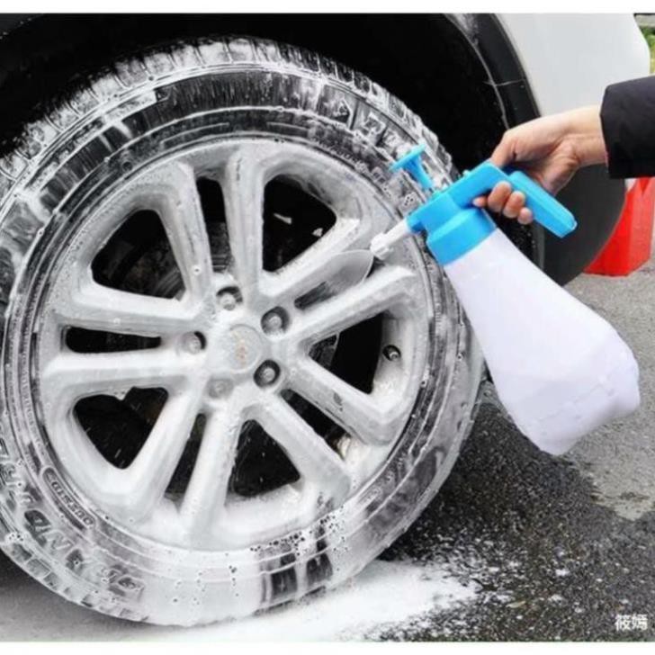 (hàng mới về) Bình xịt tạo bọt tuyết rửa xe ô tô cầm tay 1.8 lít tiện dụng