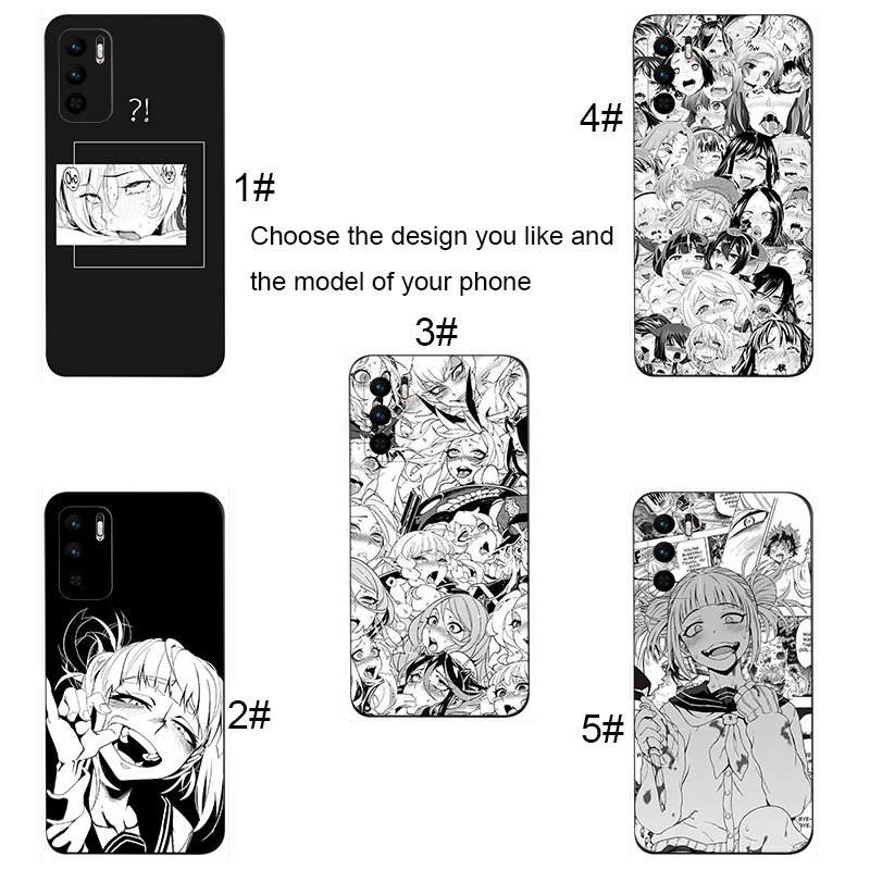 Ốp Điện Thoại Mềm In Hình Anime Ahegao Cho Samsung Galaxy A02s A03S A13 A33 A53 A73 Plus Lite JE80 Mới