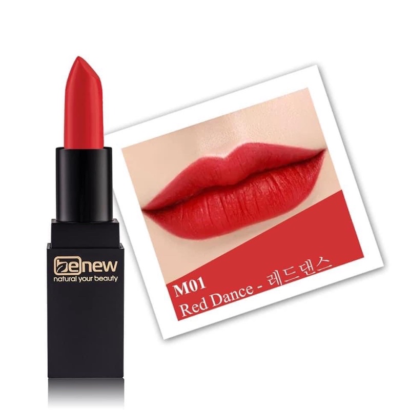 Son lì nhiều dưỡng, siêu mềm mượt Benew Perfect M1 Kissing Lipstick 3.5g