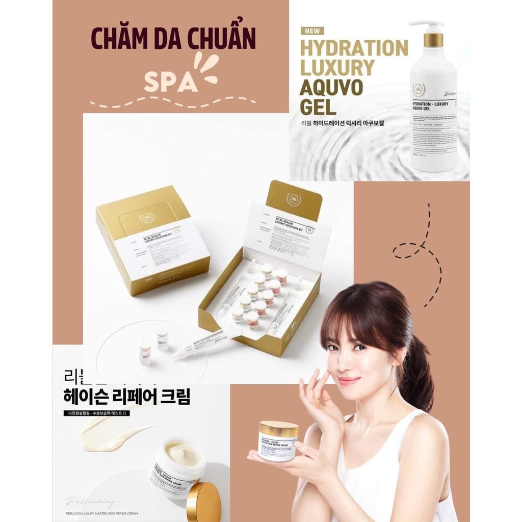 TẾ BÀO GỐC LUXURY tinh chất dưỡng trẻ hóa da, tăng sinh collagen, cải thiện vết sẹo rỗ, nếp nhăn, vết thâm, da tươi sáng