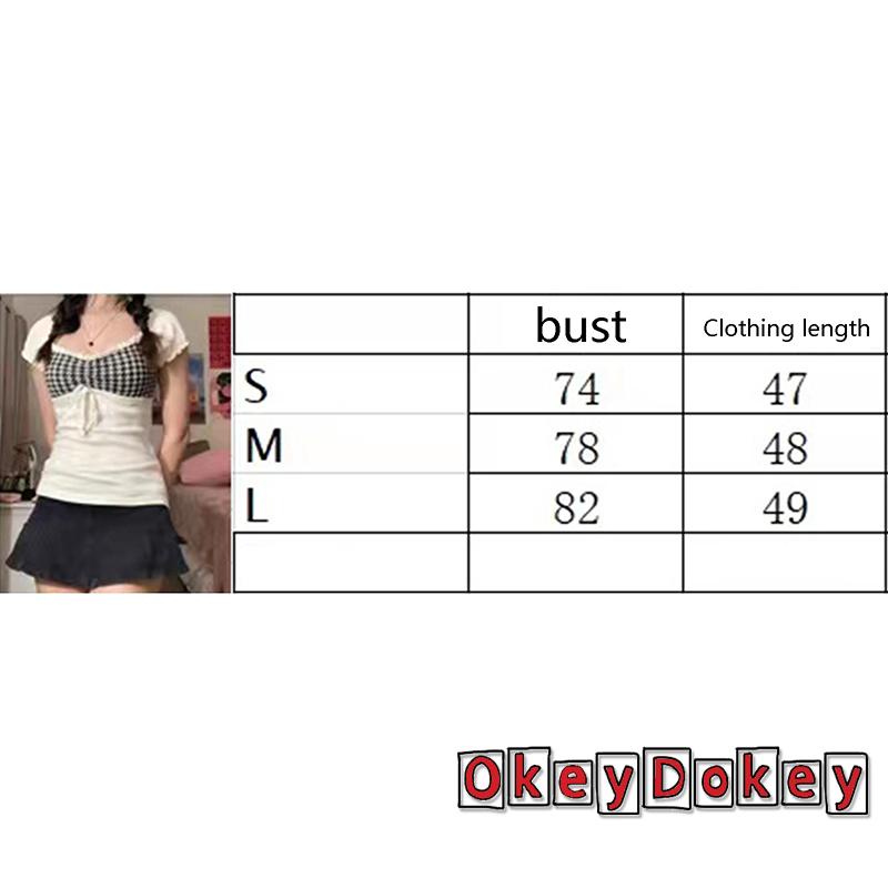 Áo Thun Croptop Tay Phồng Đính Nơ Phong Cách Vintage Đáng Yêu Cho Nữ Y2K