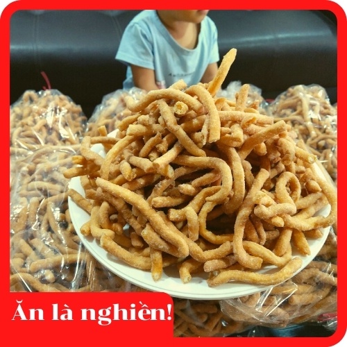 Quẩy xoắn giòn, không đường hóa học, ngọt dịu 500gr | BigBuy360 - bigbuy360.vn