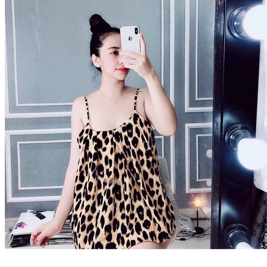 Bộ ngủ hai dây mềm mát, lụa 100d | BigBuy360 - bigbuy360.vn