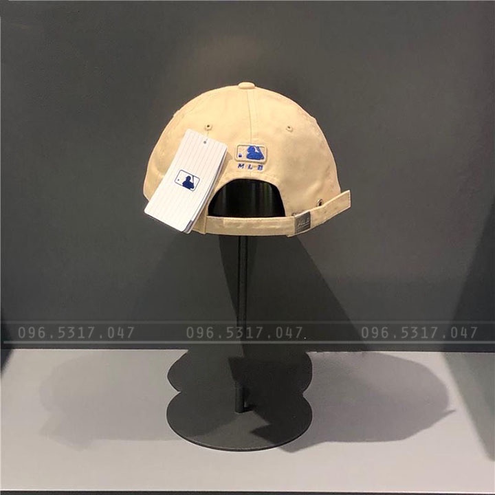 [NEW TREND] Nón Mũ Kết LA NY MLB Màu Be Chuẩn Xuất Rookie Ball LA, Nón Kết Bòng Chày LA Kem
