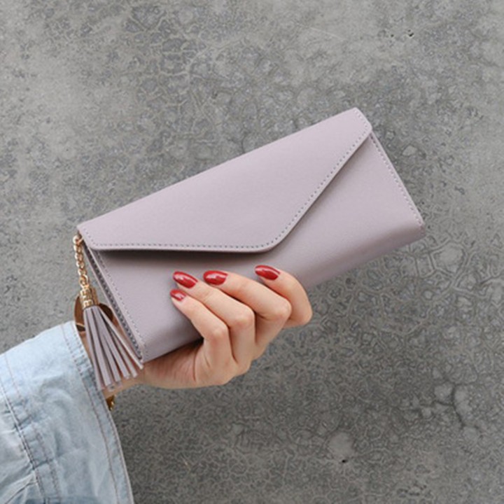 Ví Nữ Dài Tua Rua A060 | BigBuy360 - bigbuy360.vn
