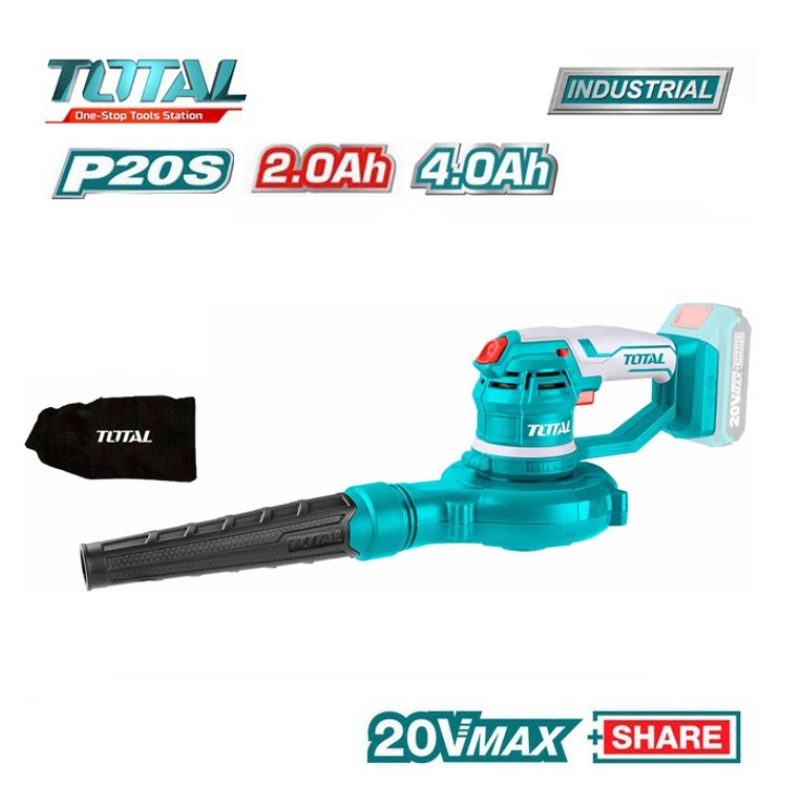 [Showroom Dụng cụ cầm tay Ingco - Total] Máy thổi bụi dùng pin Total 20V TABLI2001 ( không kèm pin và sạc )