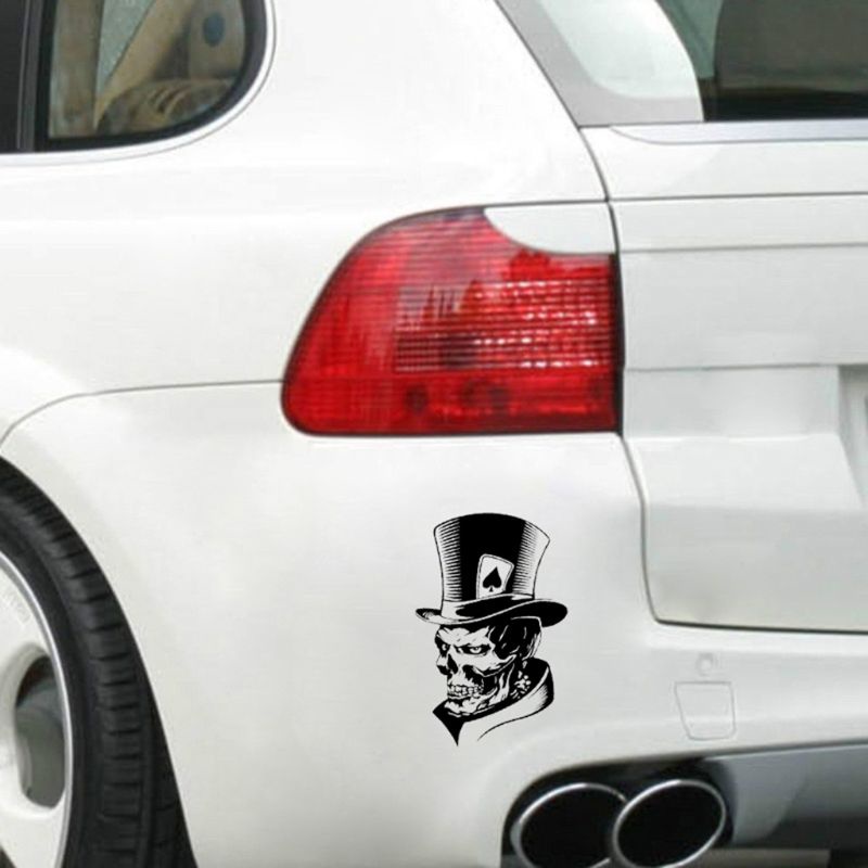 Đề Can Hình Joker Cá Tính Dán Trang Trí Cửa Sổ Xe Hơi