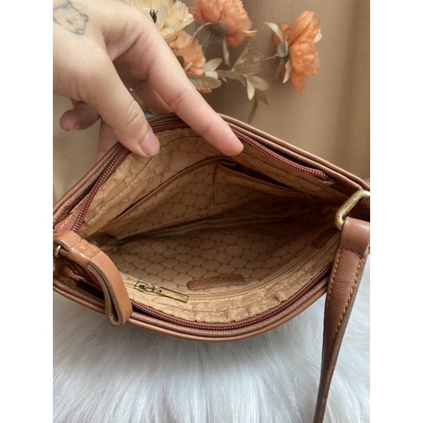 Túi đeo chéo đựng đt da thật hiệu NiCole