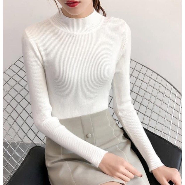 12. Sales Áo len cổ lọ chui đầu mới lựa live