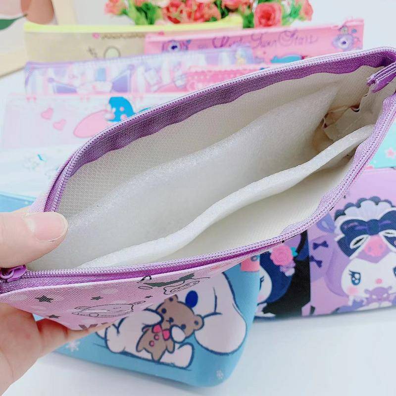 Sanrio Hộp Đựng Bút Chì Kiểu Dáng Đơn Giản Màu Kẹo Dễ Thương Cho Bé Sanrio mymelody Kuromi Cinnamoroll