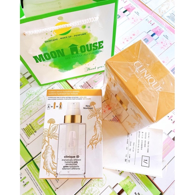 Gel Dưỡng ẩm Clinique ID Jelly Nhân Sâm, Rau Má, sakura