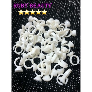 Nhẫn đựng keo nối mi, đựng mực (100 cái)