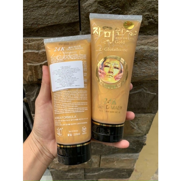 ( Chính hãng )Gel Lột Mặt nạ 24K Gold Mask L- Glutathione