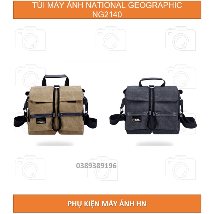 Túi máy ảnh National Geographic NG2140, tặng kèm bọc chống mưa