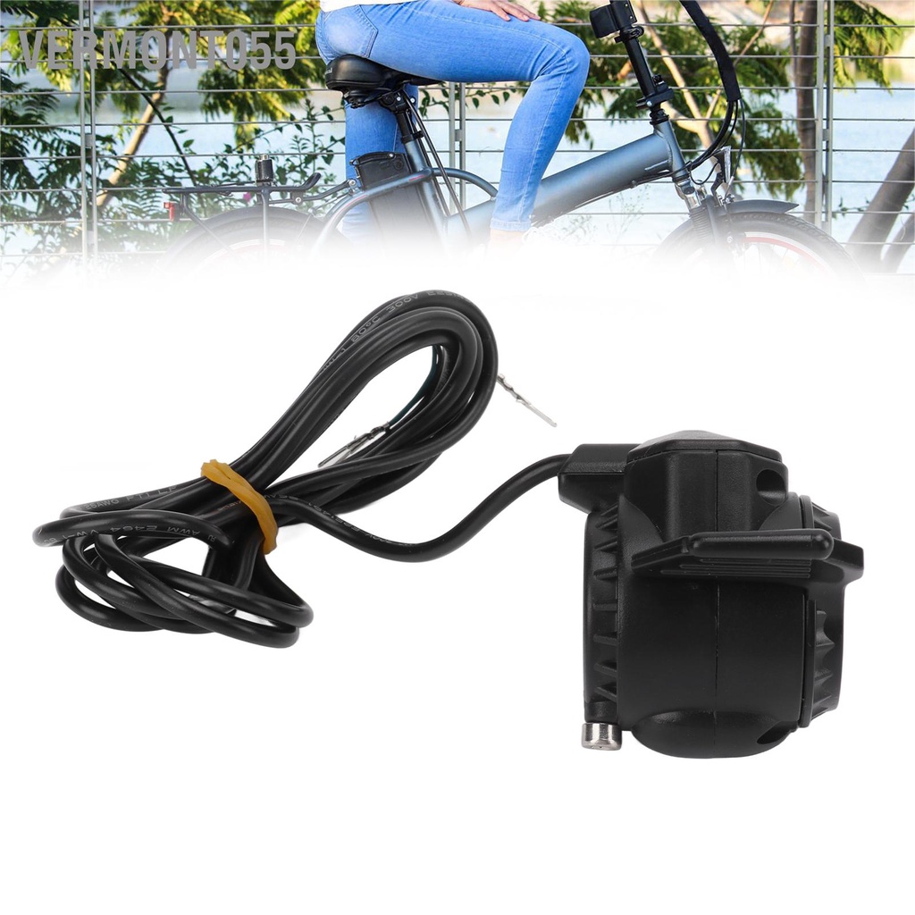 Vermont055 Tay ga điện Thumb bướm Bộ tăng tốc đáp ứng chống mài mòn cho xe đạp