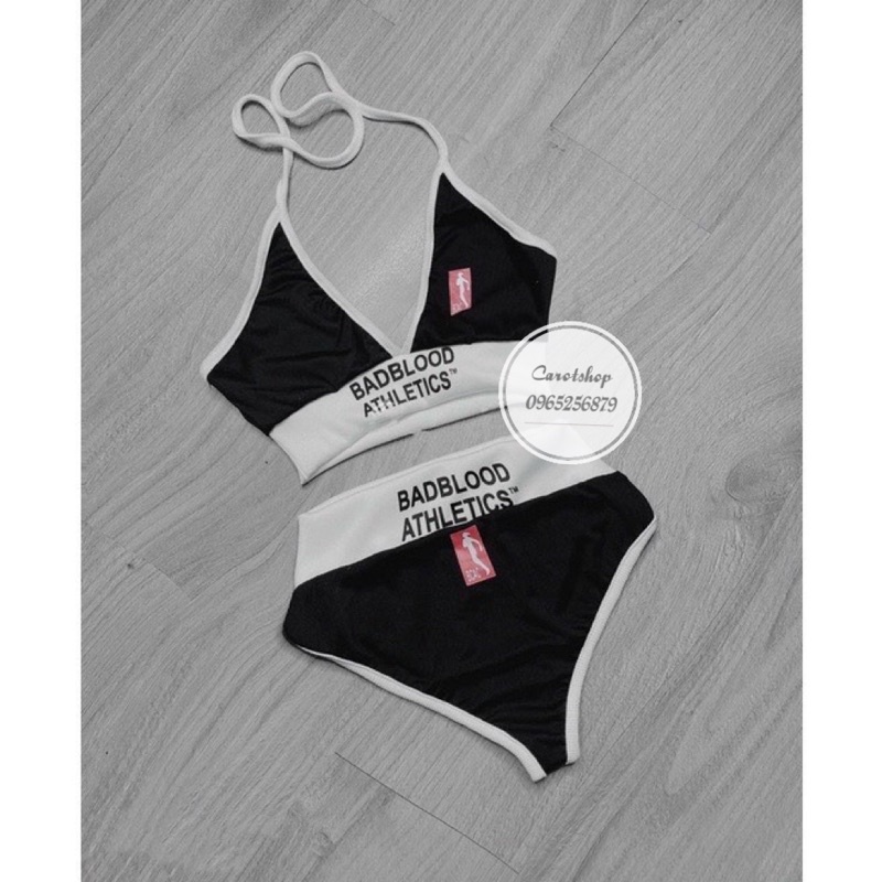bikini dây yếm ( có mút ngực - freesize dưới 60kg) - CarotShop