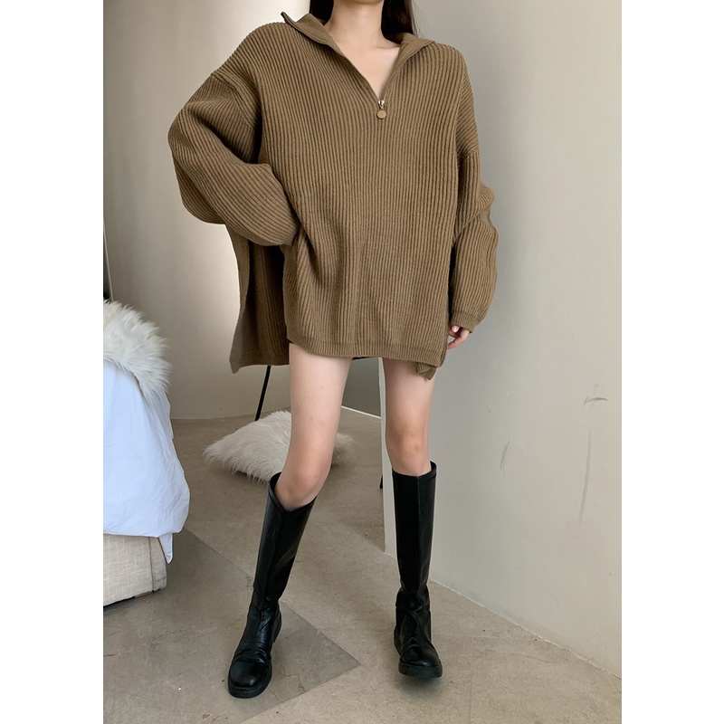 Áo len sơ mi oversize Hàn ( kèm video cận chất ) | BigBuy360 - bigbuy360.vn