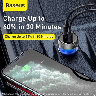 Tẩu sạc công suất 65W Baseus Particular Digital Display QC+PPS Dual (65W, 65W, USB + Type C, LCD Display, PD/PPS/QC3) ❤