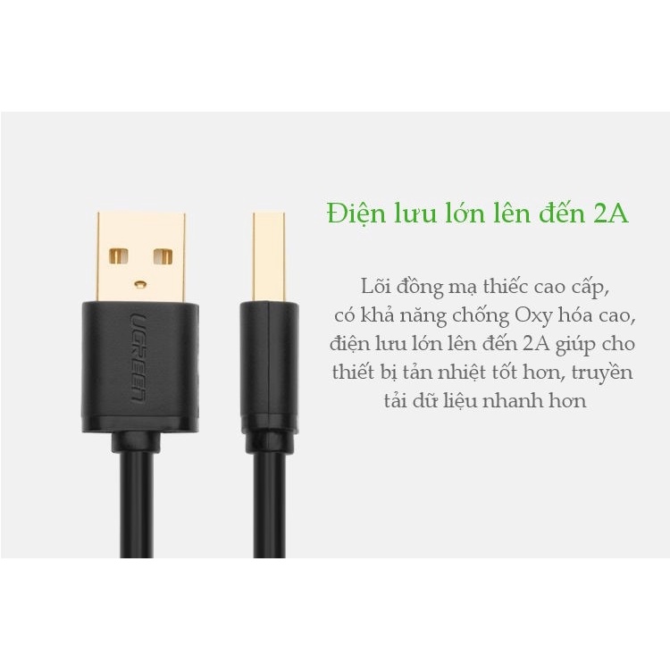 Cáp USB 2.0 Ugreen 10308 (0.5m)