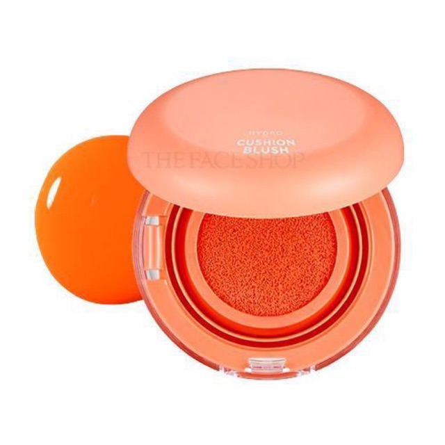 Má hồng dạng nước Hydro Cushion Blush The Face Shop #03 Coral Cam tươi siêu xinh🍑