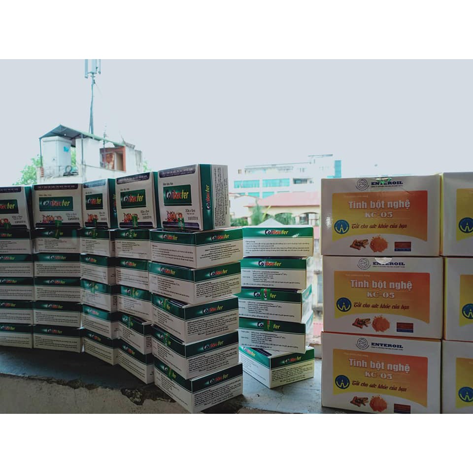 Combo  2 men colibacter (date mới nhất thị trường)