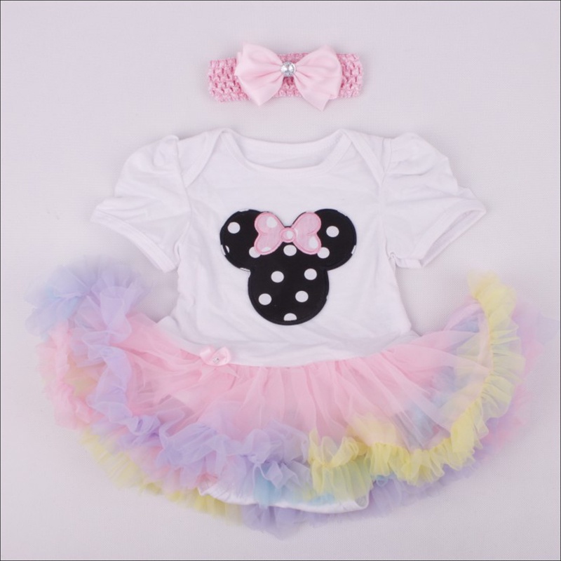 Đầm Xòe Tai Thỏ Kèm Băng Đô Đáng Yêu Cho Bé Gái akku