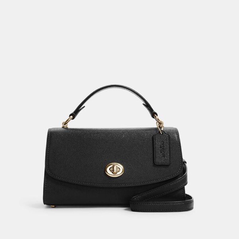 TÚI TILLY SIZE 23 ĐEN TRƠN - XUẤT DƯ - SẴN HÀNG