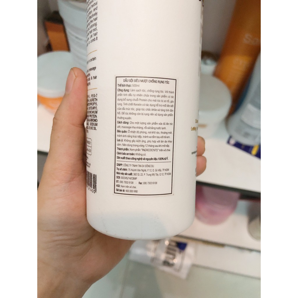 Dầu gội SIÊU MƯỢT GIẢM RỤNG TÓC KERATIN COMPLEX KENDALI 500ML / 1000ML - Chính Hãng 100%