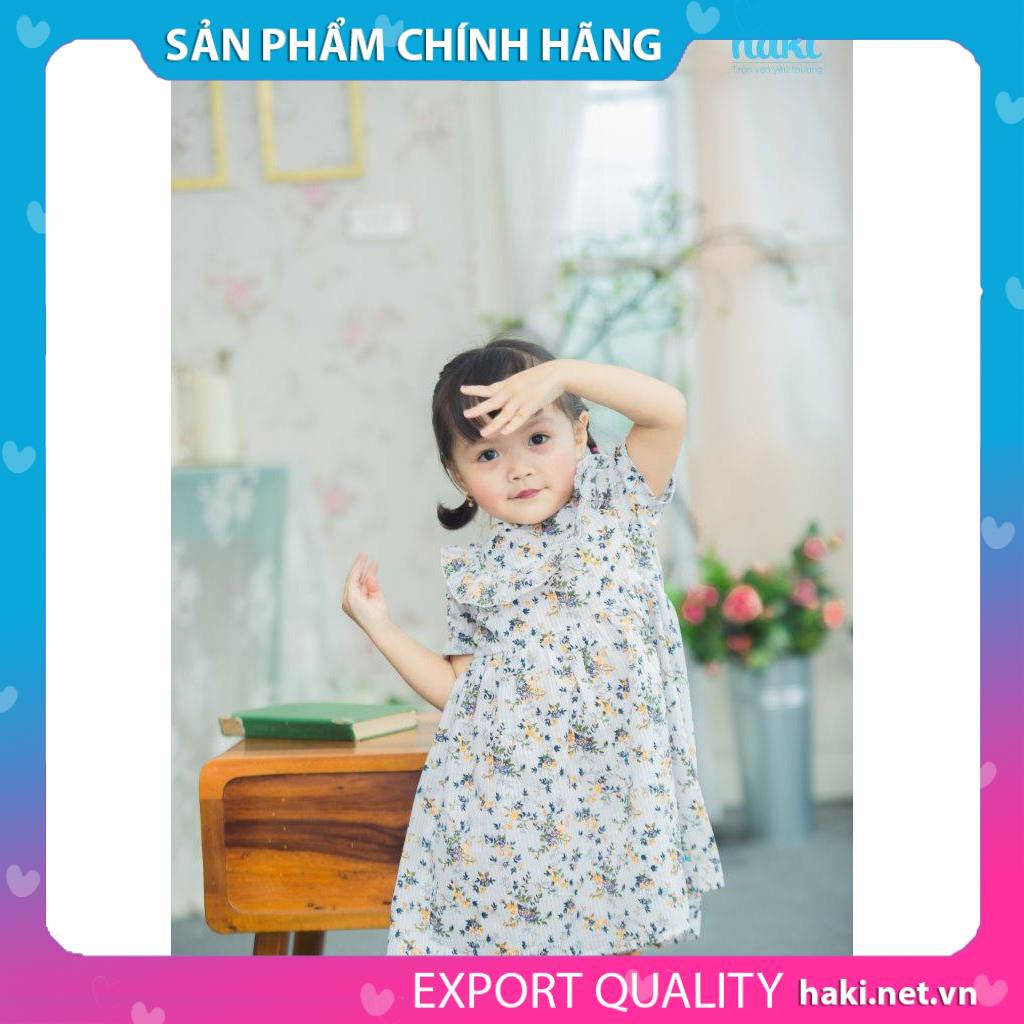 Váy bé gái cộc tay bèo ngực chính hãng HAKI HK483