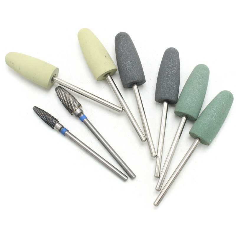 [Hàng mới về] Set 8 đầu mài bằng cacbua vonfram 2.35mm chuyên dụng dành cho nha khoa