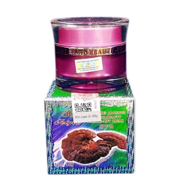 Kem Feiya Linh Chi Lớn 30g Chính Hãng (Tặng Kèm Mặt Nạ Dưỡng Trắng)