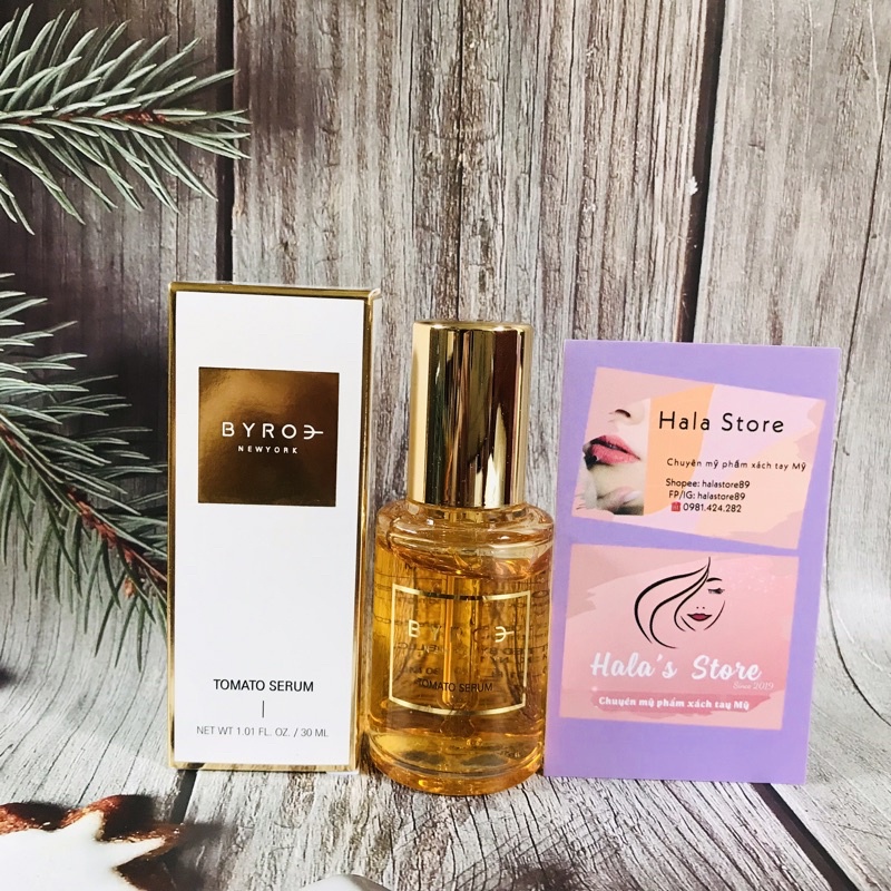 Tinh chất cà chua dưỡng làm sáng và trẻ hoá da Byroe Tomato Serum