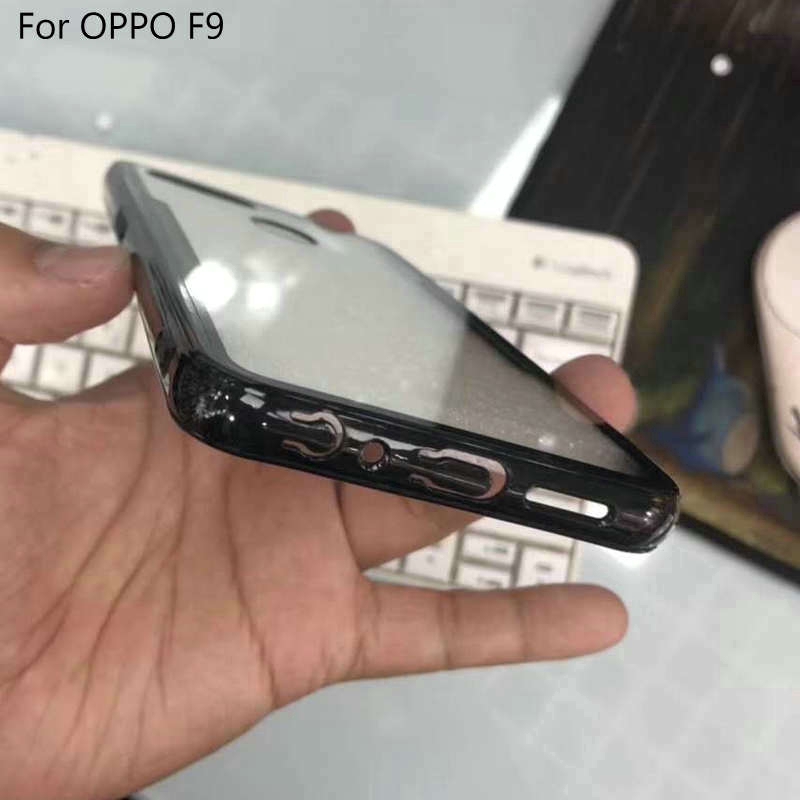 Ốp lưng chất liệu PC trong suốt cho OPPO A5 A9 2020 Reno F11 Pro A7 A5S AX5S A3S F7 F5 F1S F9