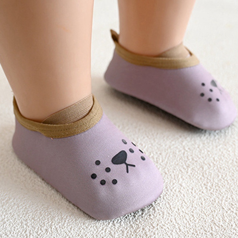 Giày Tập Đi Chống Trượt Kiểu Dáng Hoạt Hình Dễ Thương Cho Bé Từ 6 Tháng - 3 Tuổi