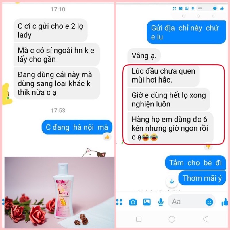 Dung Dịch Vệ Sinh Lady (150ml) kết hợp hương nước hoa vùng kín, ngừa viêm tái tạo trẻ hóa vùng kín, hết ngứa,thoải mái