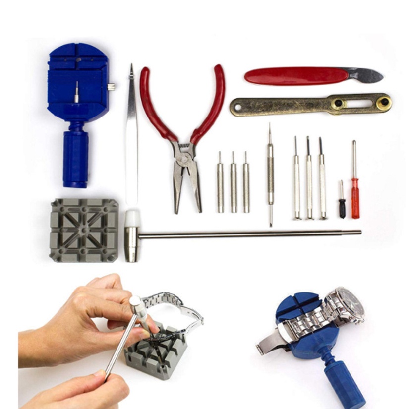 Bộ Dụng Cụ Sửa Chữa Đồng Hồ 16 Món Chuyên Dụng
