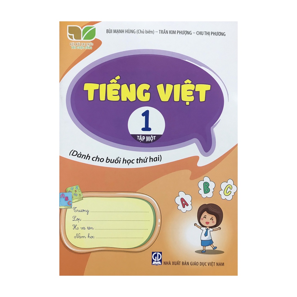 Sách - Combo Tiếng Việt 1 tập 1 tập 2 dành cho buổi học thứ 2 ( kết nối tri thức )