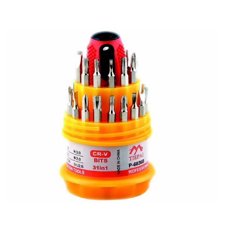 Bộ Tua Vít Đa Năng 31 đầu - Hộp Tròn
