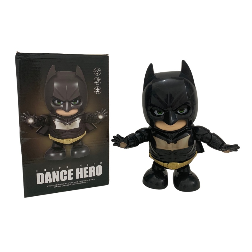 Đồ Chơi Robot Nhảy Múa Robot Dancer Hình Người Dơi Batman Có Nhạc Vui Nhộn, Phát Sáng Lấp Lánh