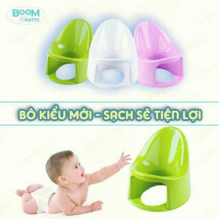 Bô cho bé [CHÍNH HÃNG]Bô vệ sinh đa năng Boom Potty cho bé từ 7 tháng (8.5kg) đến 4 tuổi