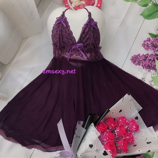 Đầm ngủ sexy Nữ hoàng bóng đêm (tặng kèm quần lót cùng tông)
